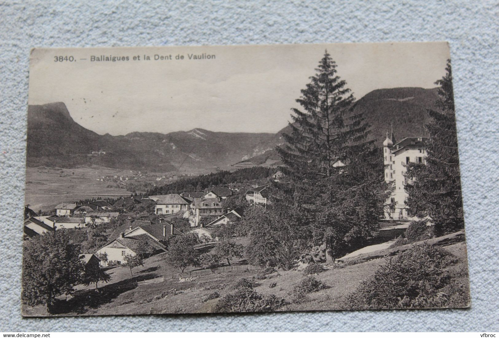 Cpa 1908, Ballaigues et la dent de Vaulion, Suisse