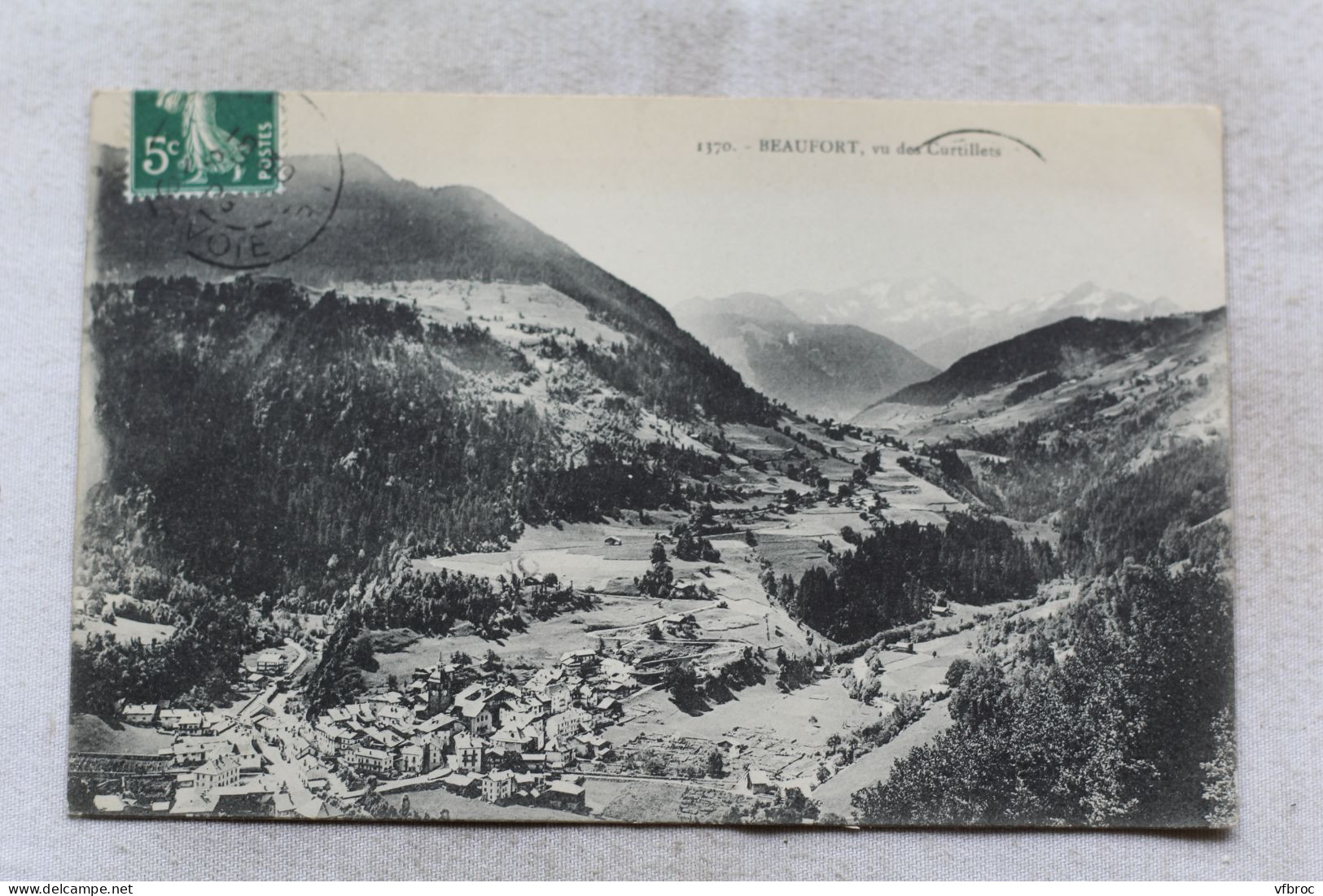 Cpa 1908, Beaufort, vue des Curtillets, Savoie 73