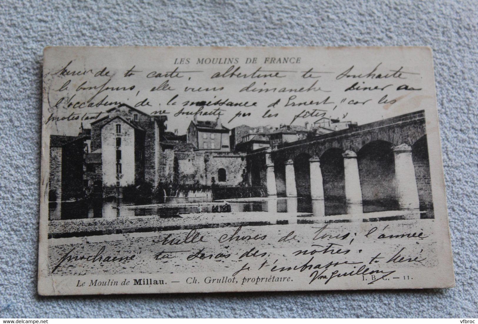 Cpa 1908, le moulin de Millau, Aveyron 12
