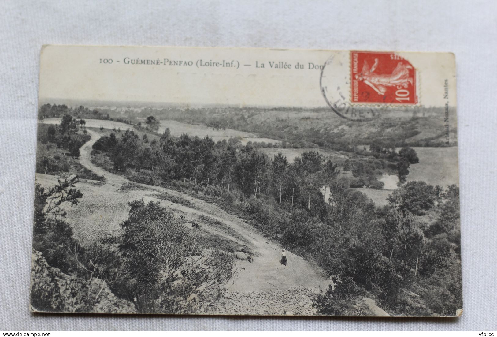 Cpa 1909, Guéméné Penfao, la vallée du Don, Loire Atlantique 44