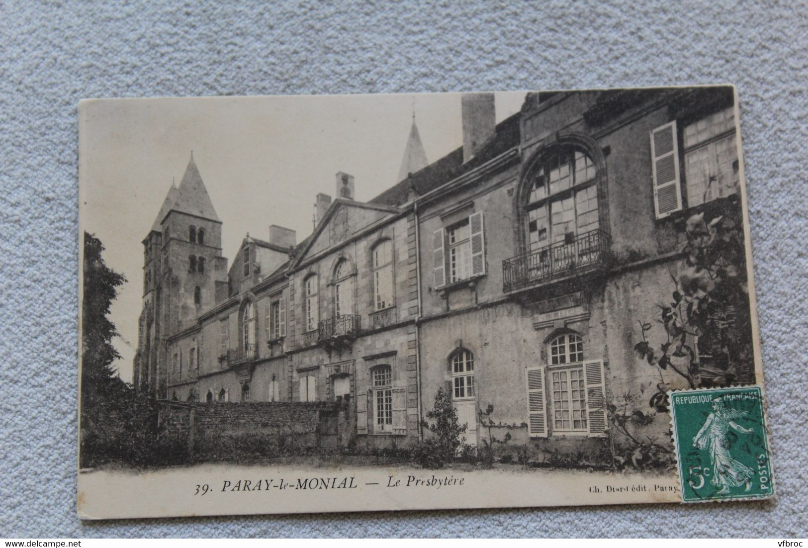 Cpa 1909, Paray le Monial, le presbytère, Saône et Loire 71