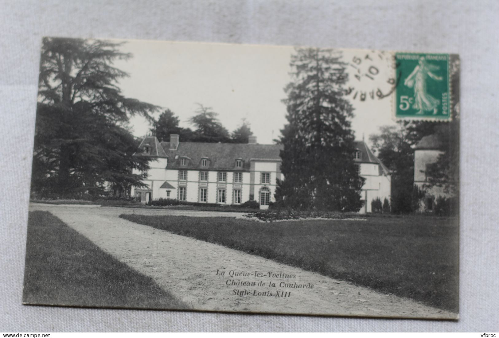 Cpa 1910, La Queue les Yvelines, château de la Couharde, Yvelines 78