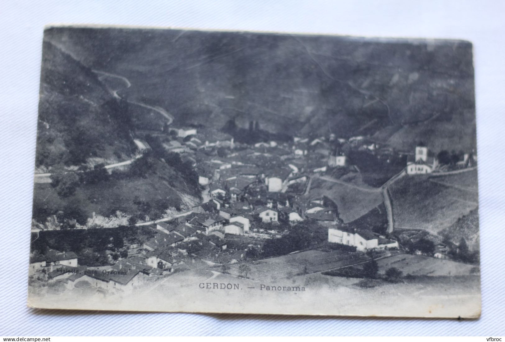 Cpa 1911, Cerdon,  panorama, Ain 01