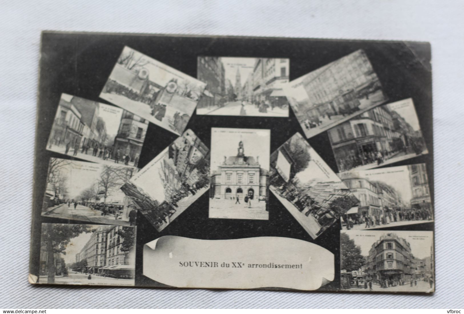 Cpa 1911, Paris 75, souvenir du XXe arrondissement, 20ème
