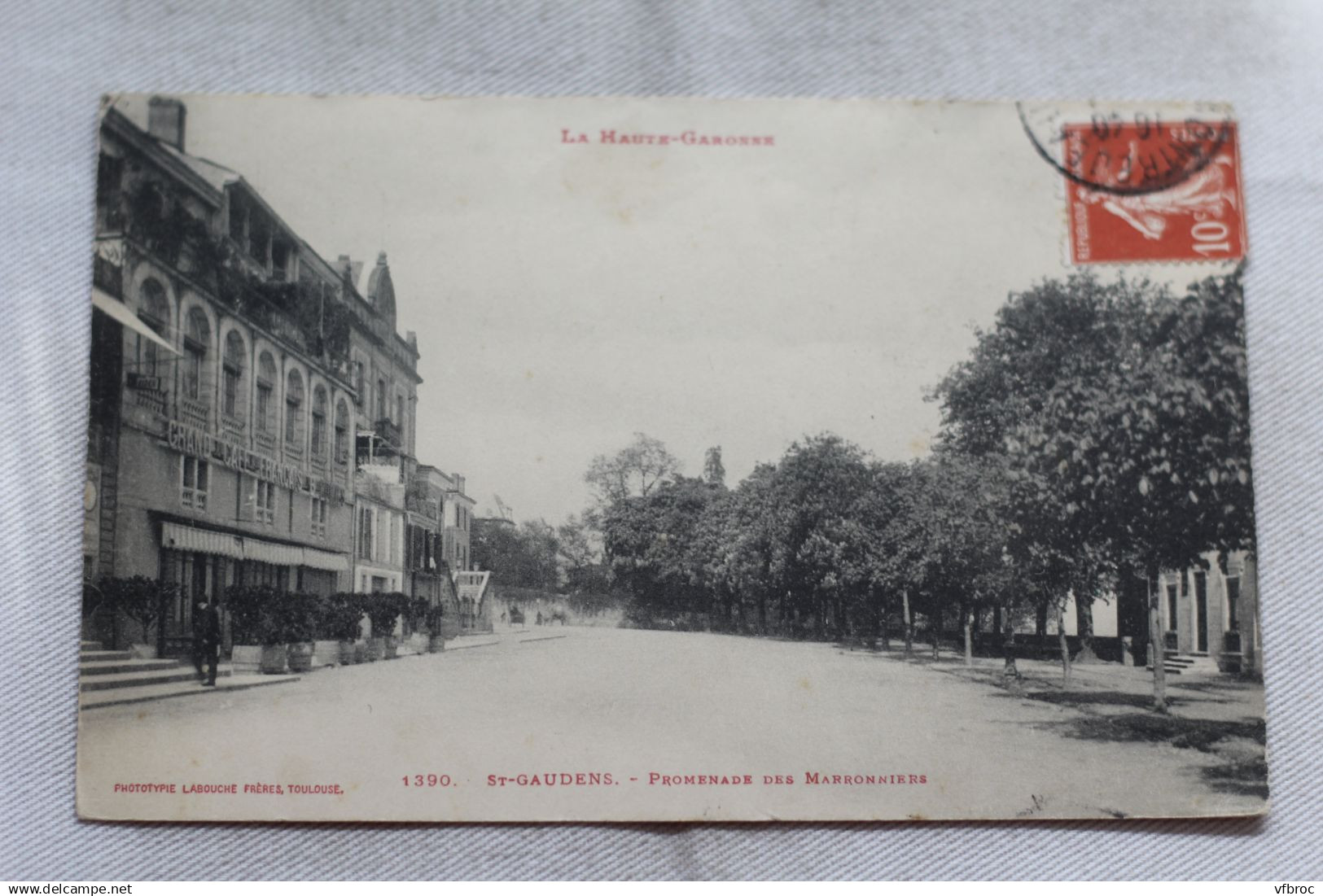 Cpa 1911, Saint Gaudens, promenade des Marronniers, Haute Garonne 31