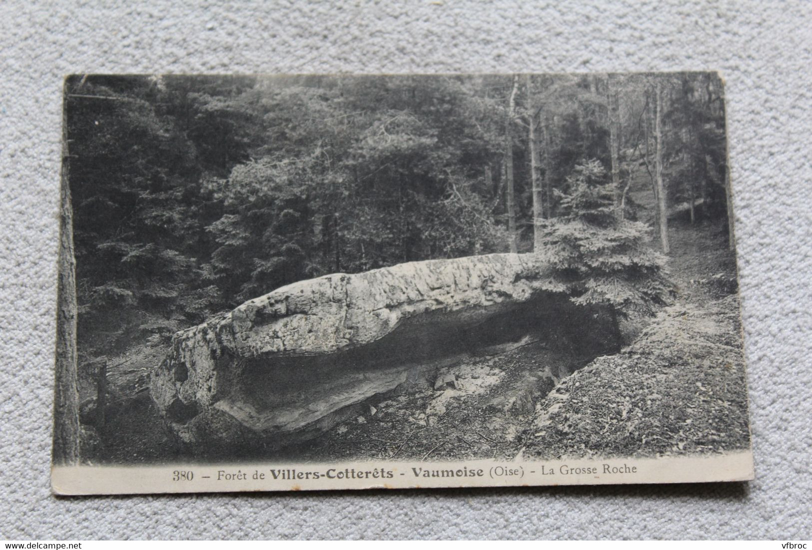 Cpa 1911, Vaumoise, la grosse roche, Oise 60