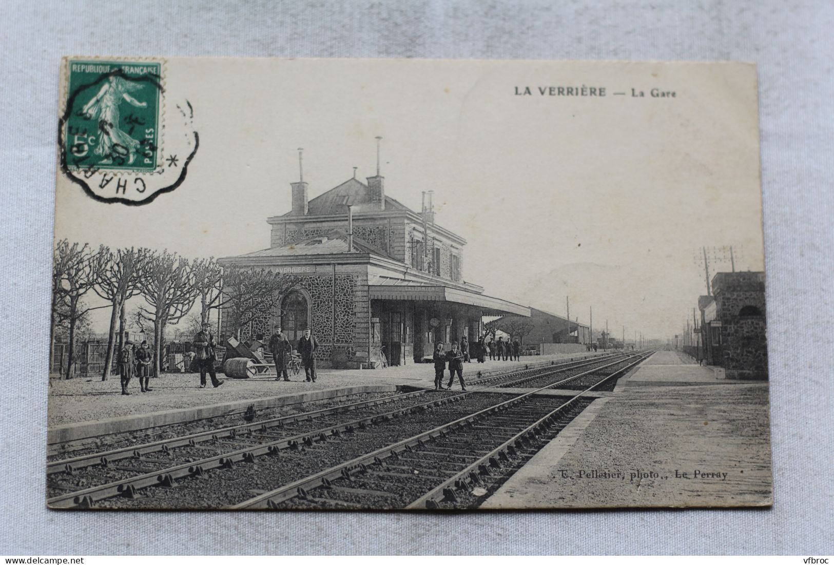 Cpa 1912, La Verrière, la gare, Yvelines 78