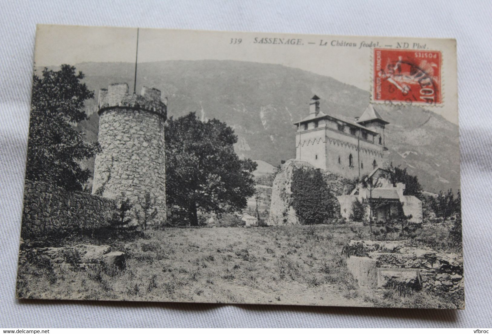 Cpa 1912, Sassenage, le château féodal, Isère 38