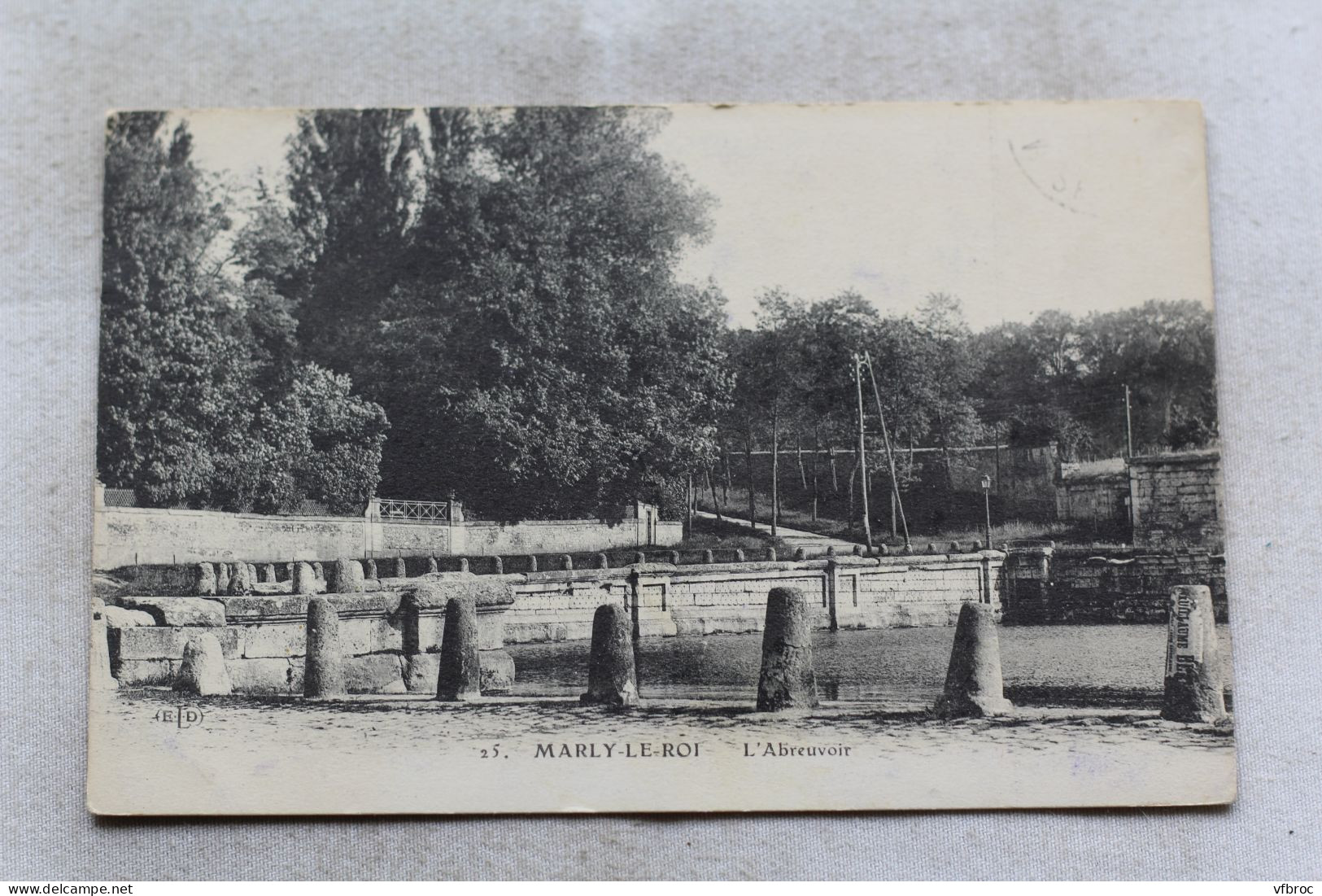 Cpa 1913, Marly le Roi, l'abreuvoir, Yvelines 78