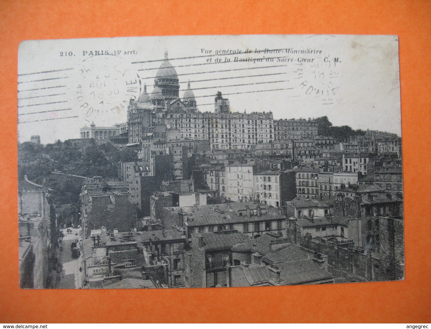 CPA  1913   Paris 18 ème - Vue générale de la Butte-Montmartre et de la Basilique du Sacré-Coeur