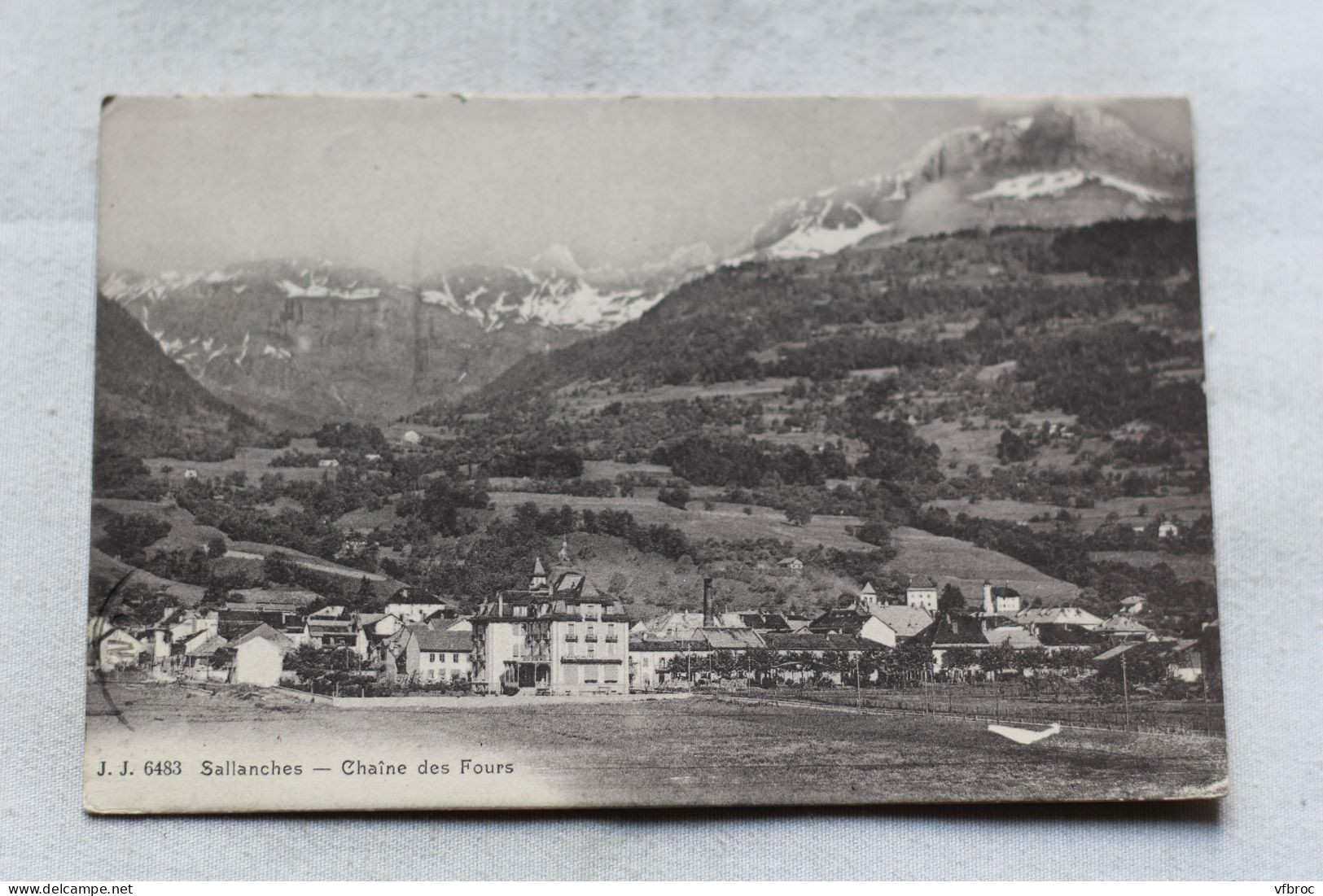 Cpa 1913, Sallanches, chaîne des Fours, Haute Savoie 74