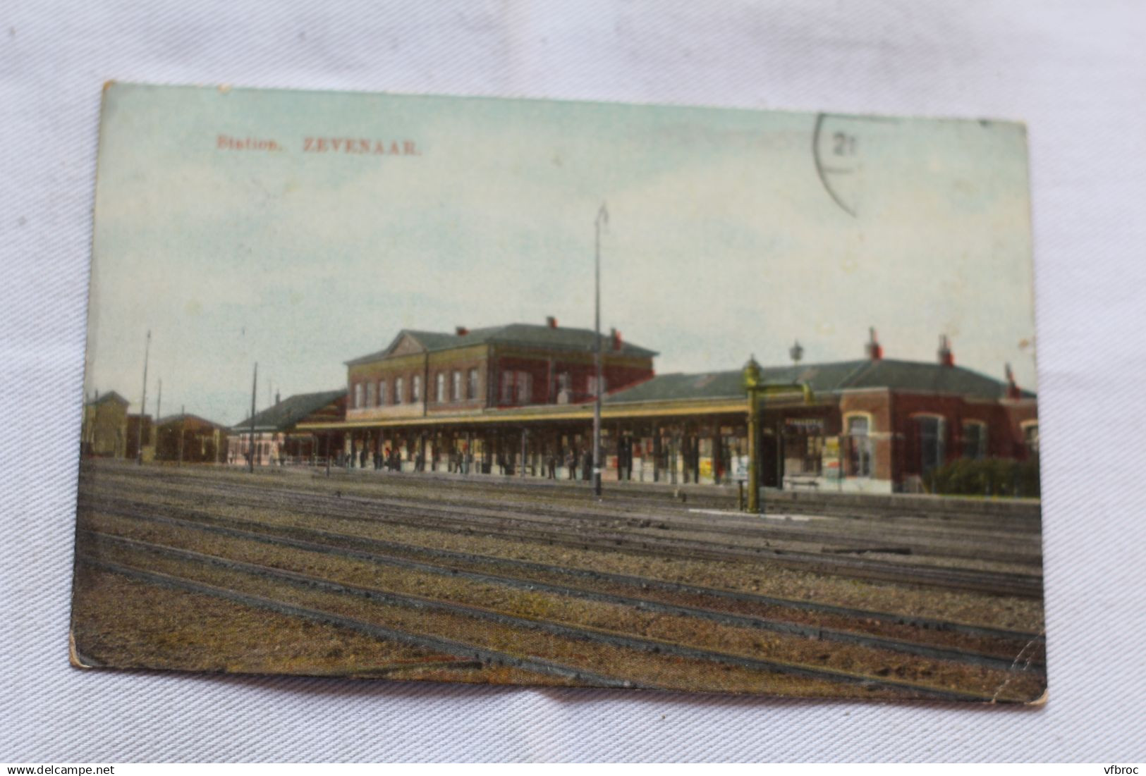 Cpa 1913, Zevenaar, station, Pays Bas