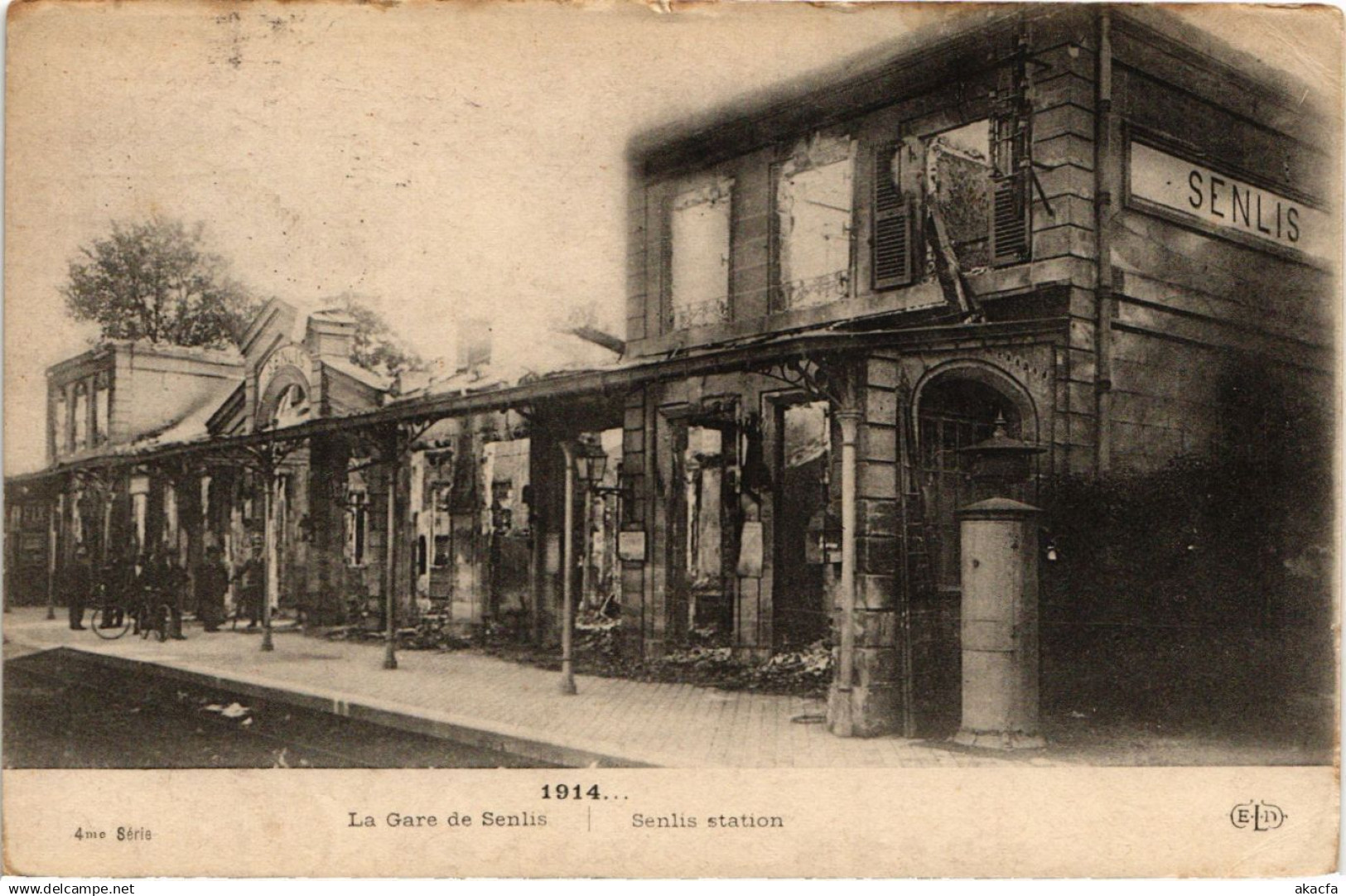 CPA 1914 - La Gare de SENLIS - SENLIS Station (291639)