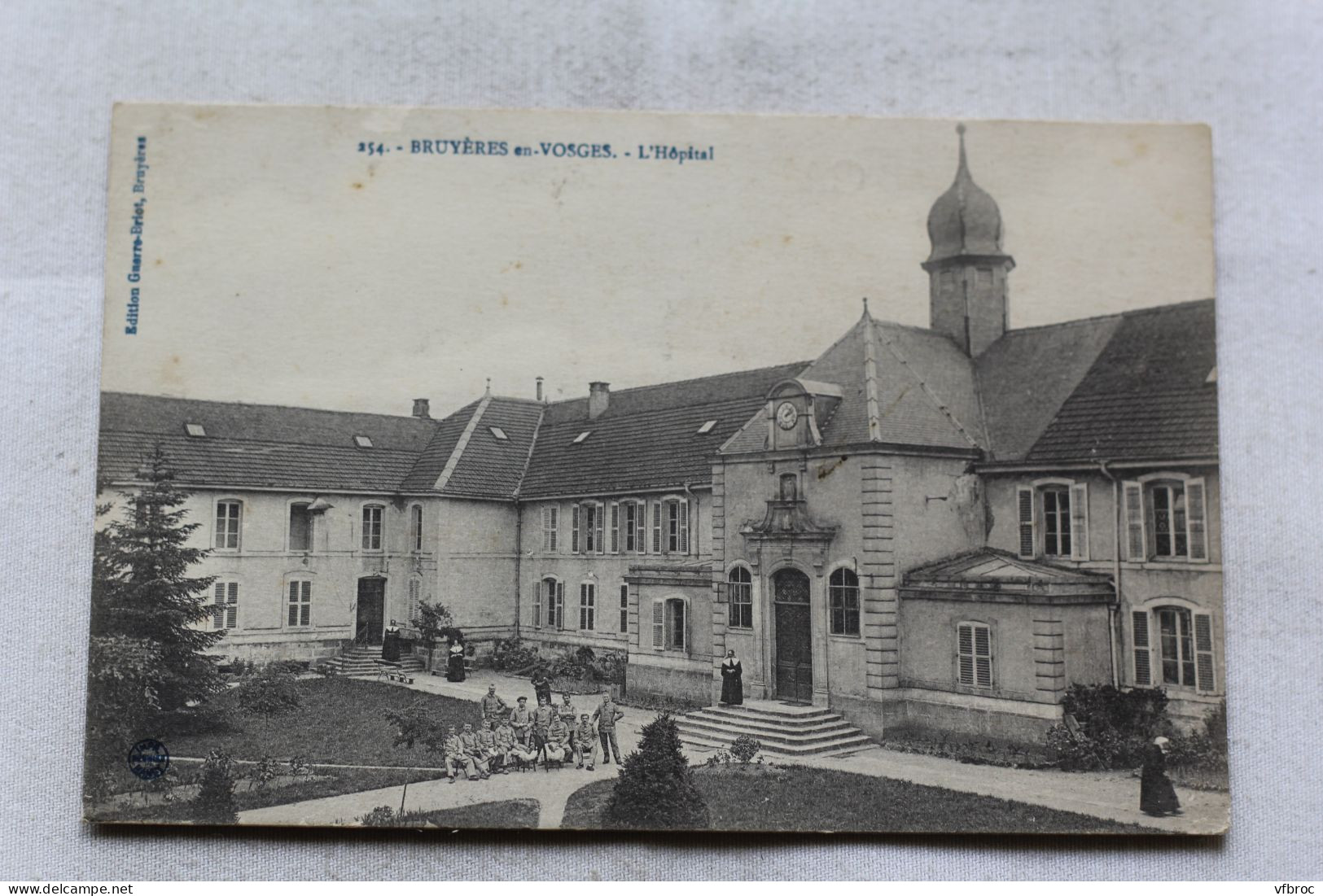 Cpa 1915, Bruyères en Vosges, l'hôpital, Vosges 88