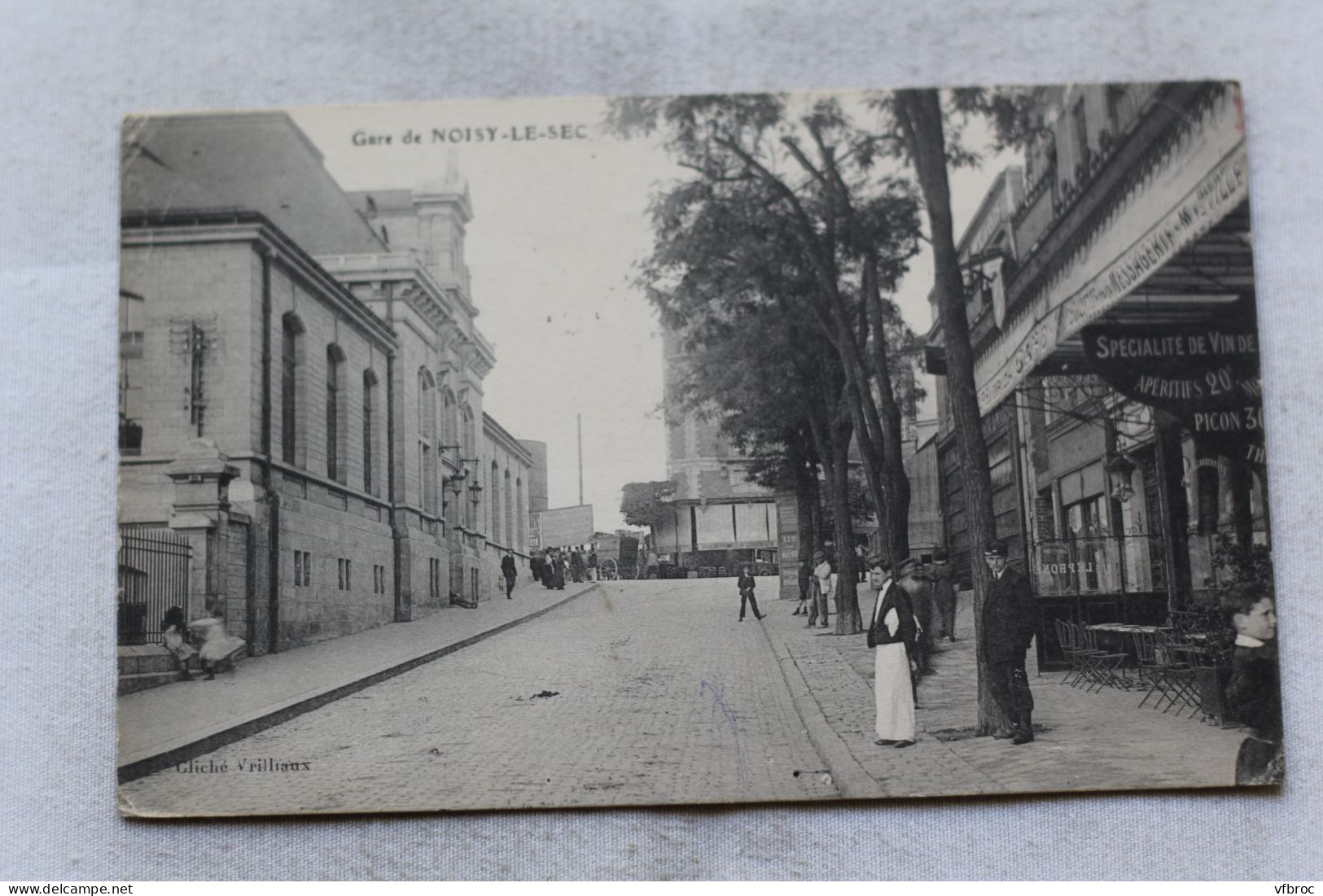 Cpa 1915, gare de Noisy le Sec, Seine saint Denis 93