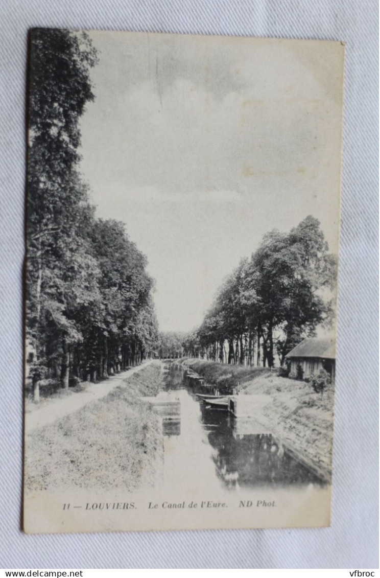 Cpa 1915, Louviers, le canal de l'Eure 27