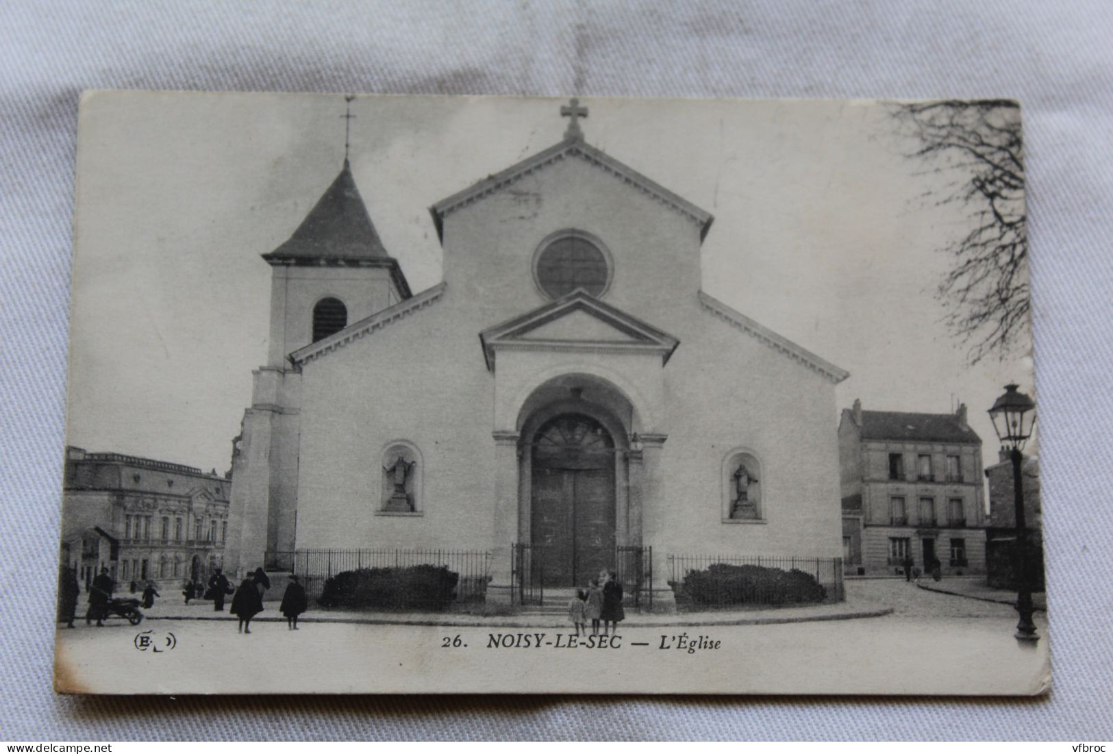 Cpa 1916, Noisy le sec, l'église, Seine saint Denis 93