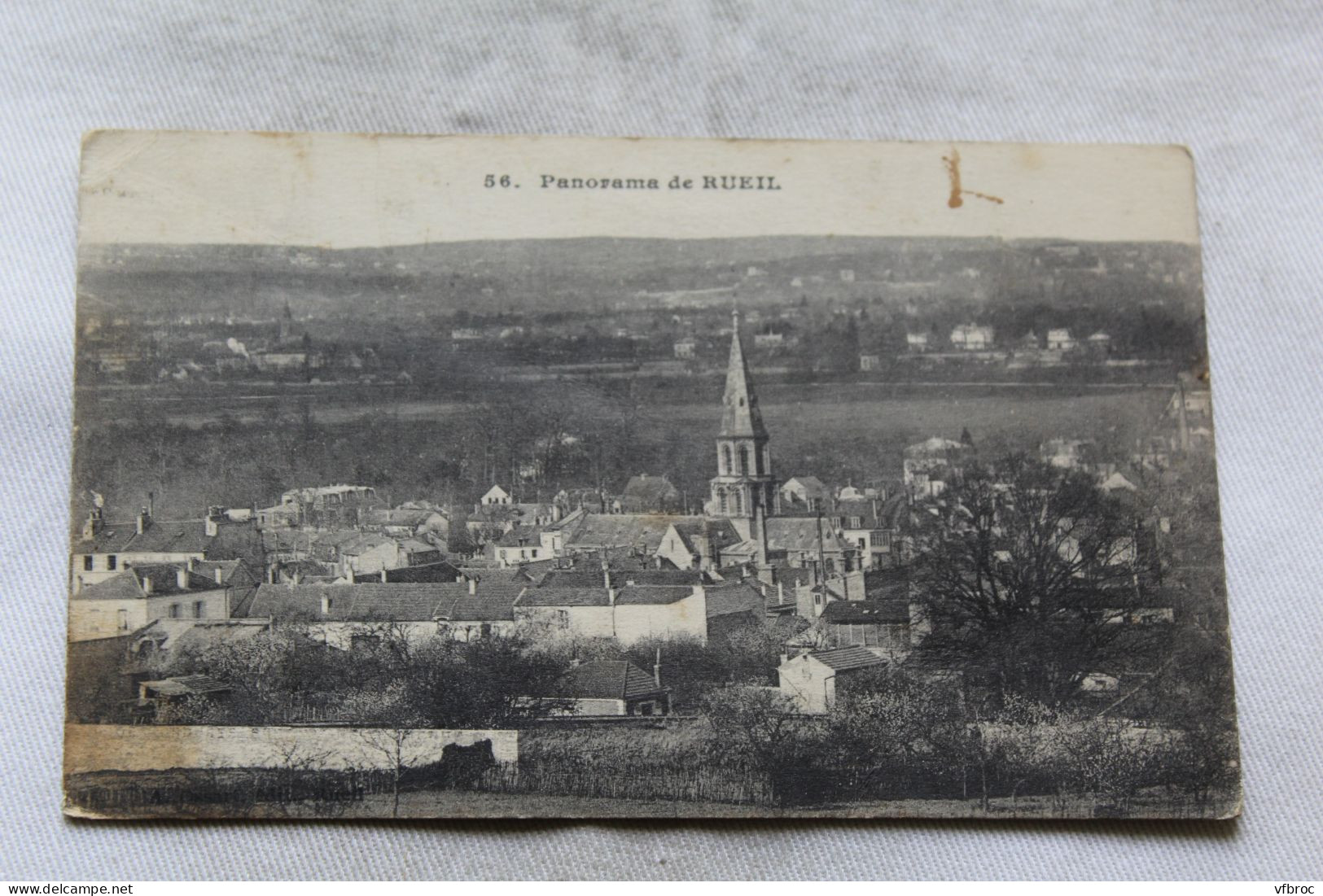 Cpa 1916, panorama de Rueil, Hauts de Seine 92
