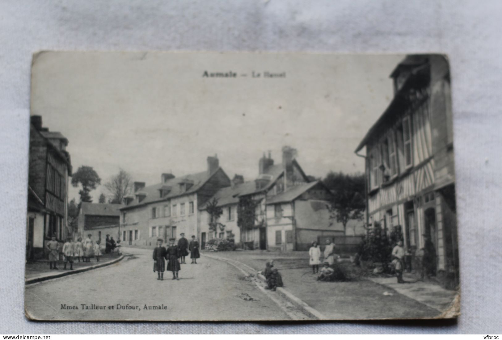 Cpa 1917, Aumale, le Hamel, Seine Maritime 76