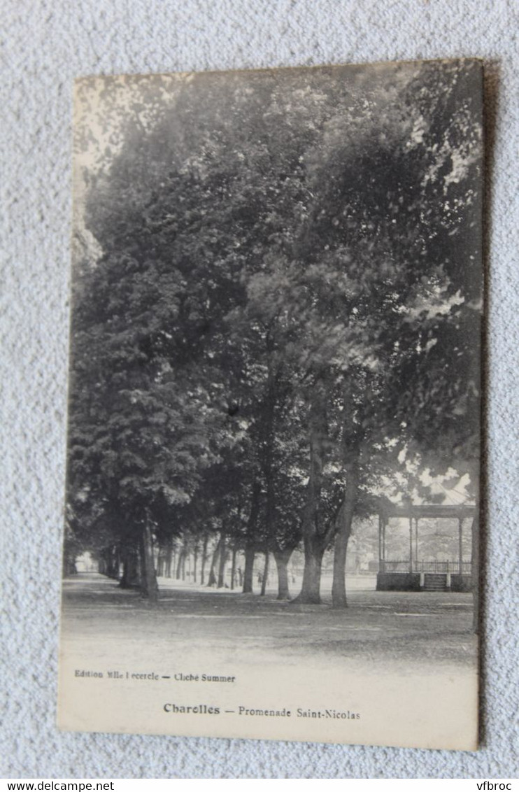 Cpa 1917, Charolles, promenade saint Nicolas, Saône et Loire 71