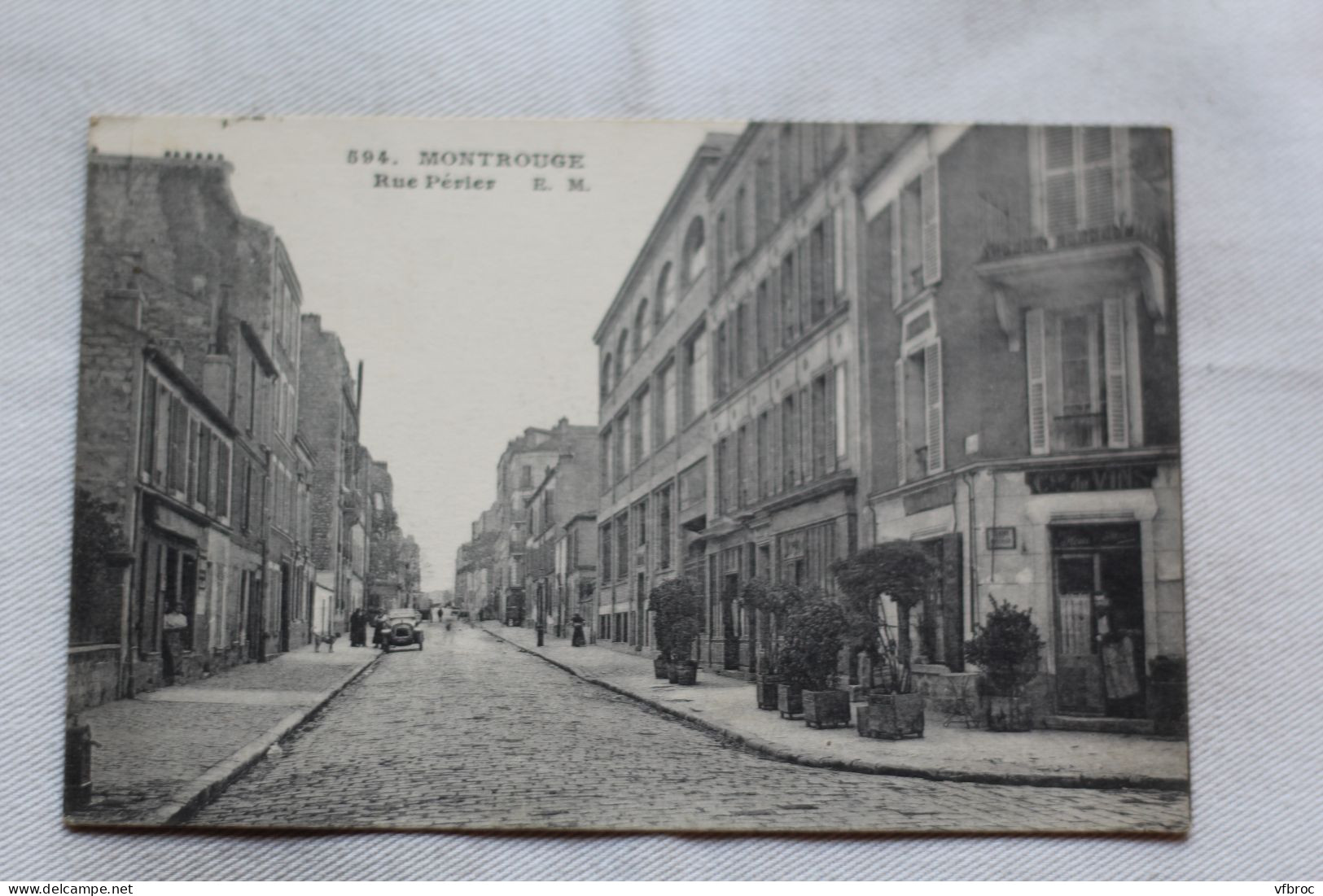 Cpa 1917, Montrouge, rue Périer, Hauts de Seine 92