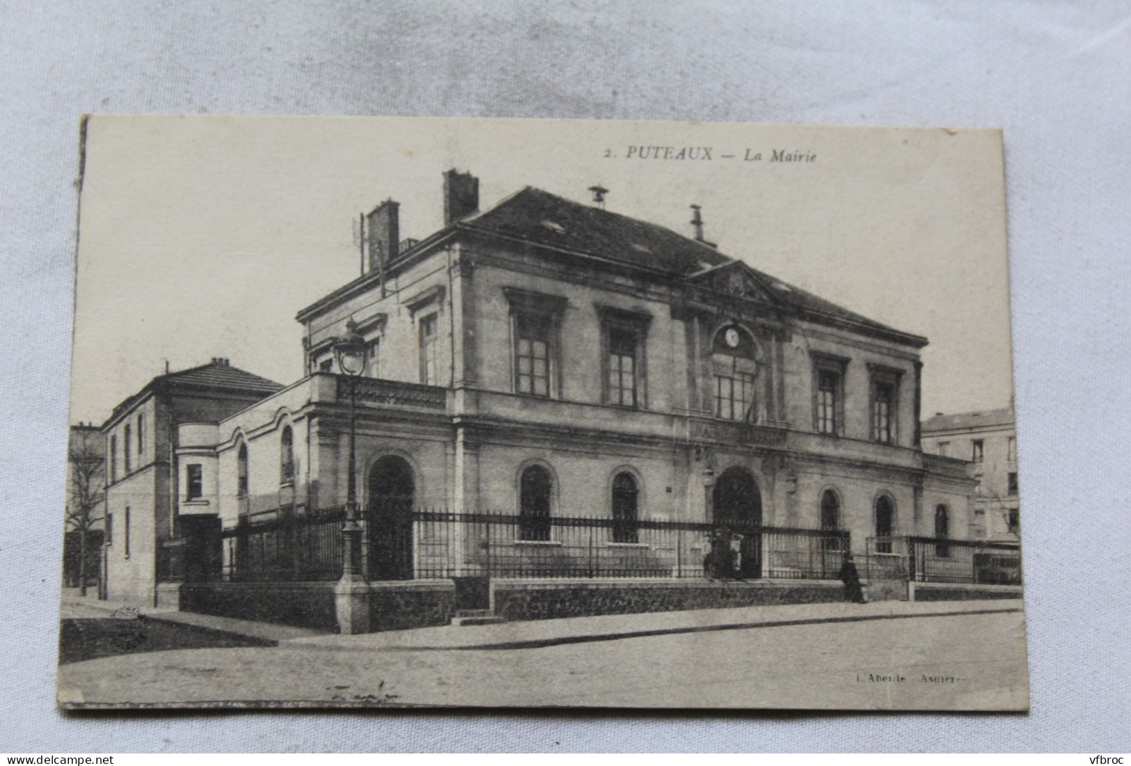 Cpa 1917, Puteaux, la mairie, Hauts de Seine 92