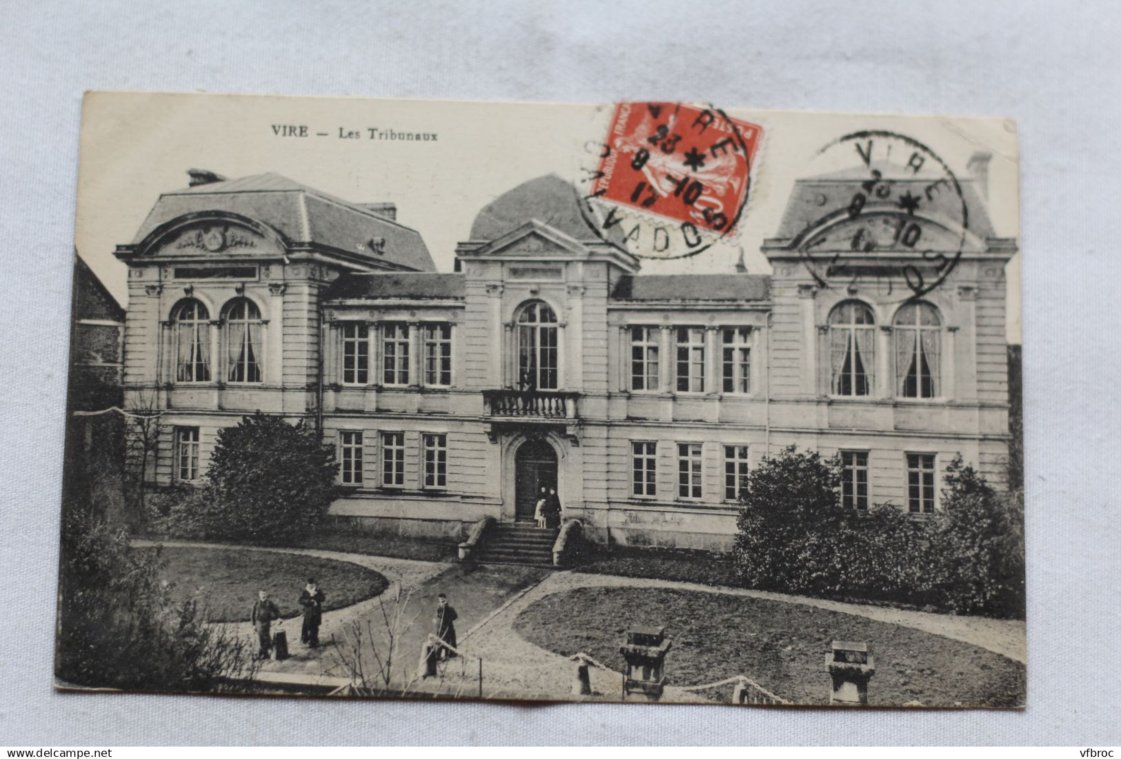 Cpa 1917, Vire, les tribunaux, Calvados 14