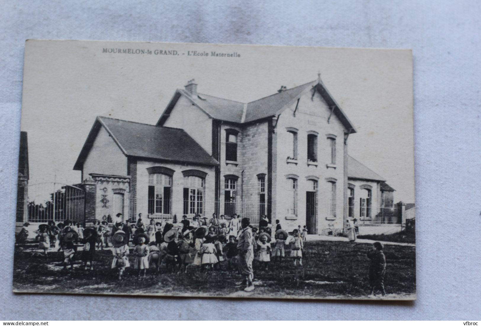 Cpa 1918, Mourmelon le Grand, l'école maternelle, Marne 51
