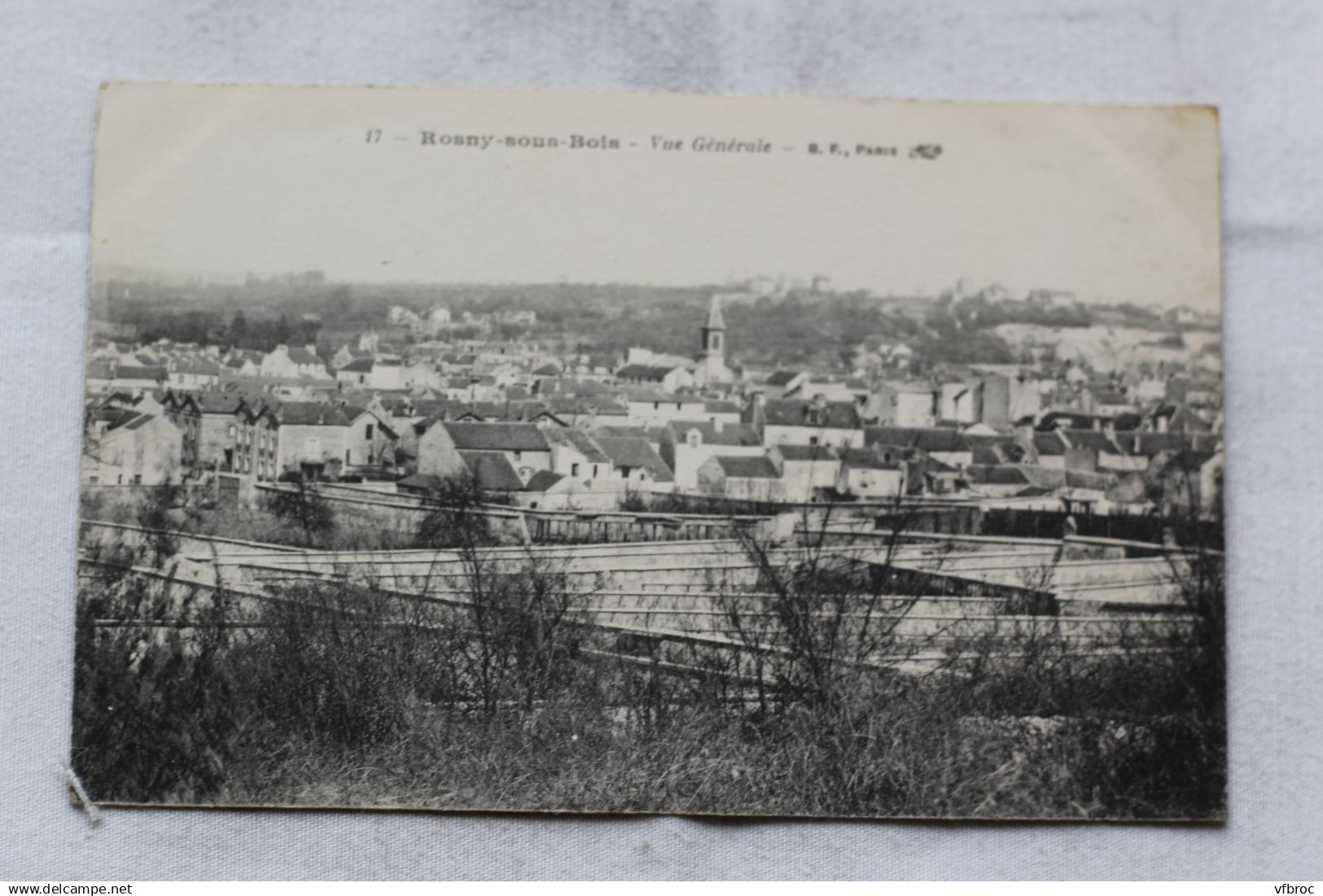 Cpa 1918, Rosny sous Bois, vue générale, Seine saint Denis 93
