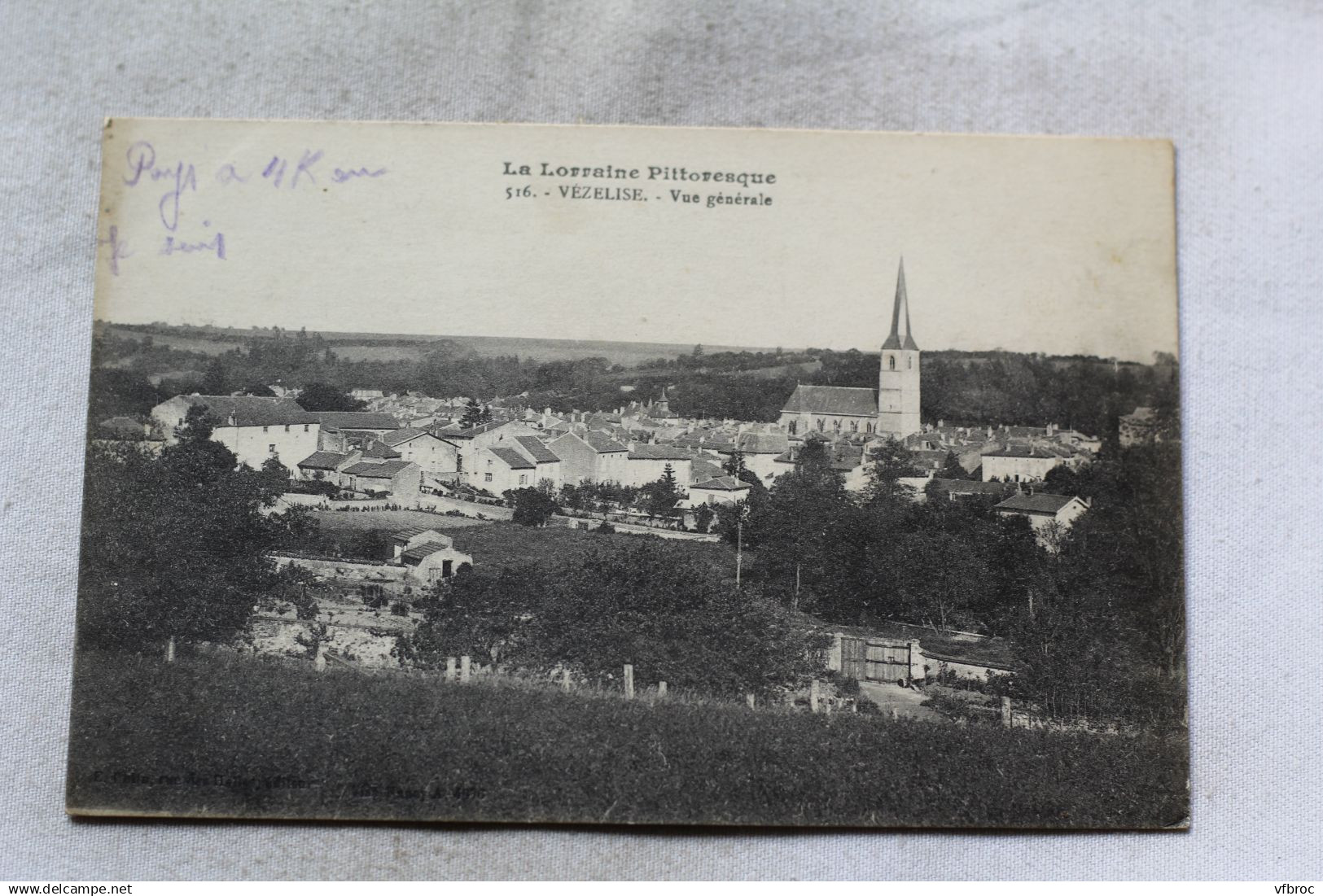 Cpa 1918, Vezelise, vue générale, Meurthe et Moselle 54