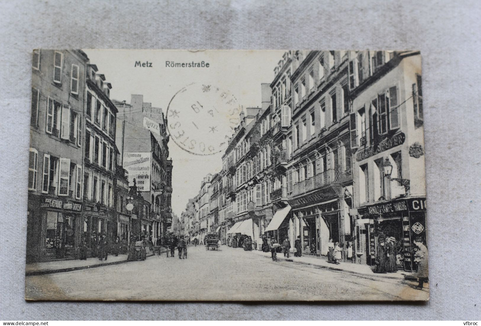 Cpa 1919, Metz, Romerstrasse, Moselle 57