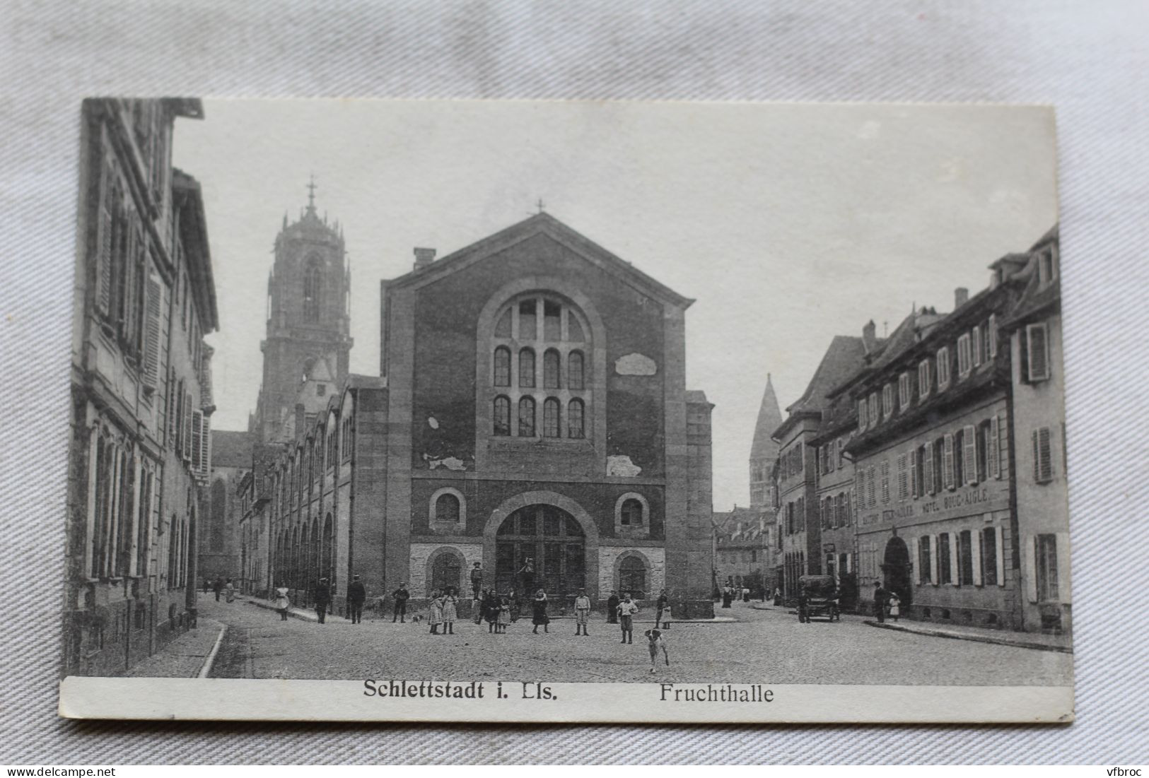 Cpa 1919, Sélestat, Schlettstadt, Fruchthalle, Bas Rhin 67