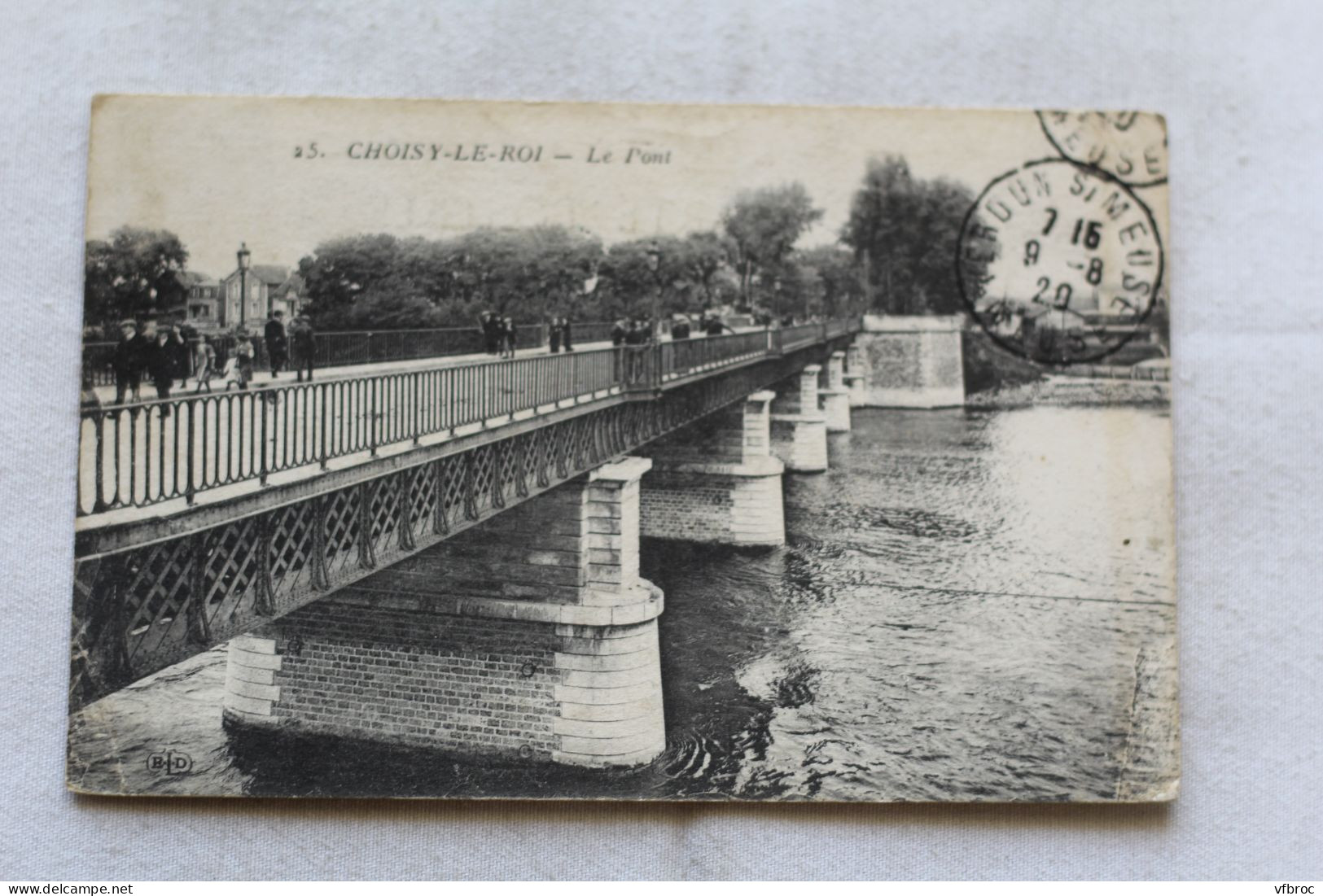 Cpa 1920, Choisy le Roi, le pont, Val de Marne 94