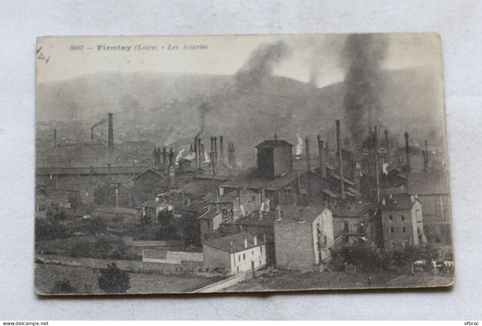 Cpa 1920, Firminy, les aciéries, Loire 42