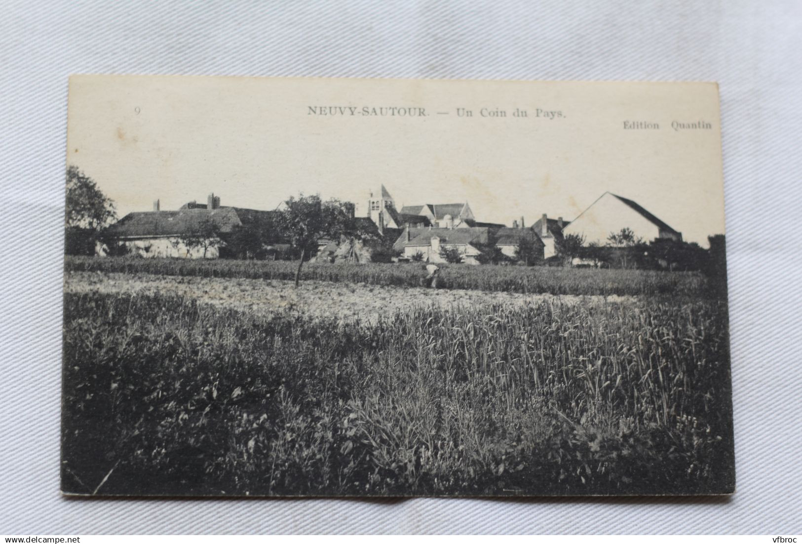 Cpa 1921, Neuvy Sautour, un coin du pays, Yonne 89