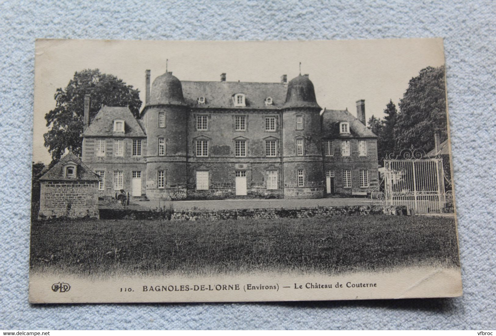 Cpa 1922, Bagnoles de l'Orne, le château de Couterne, Orne 61