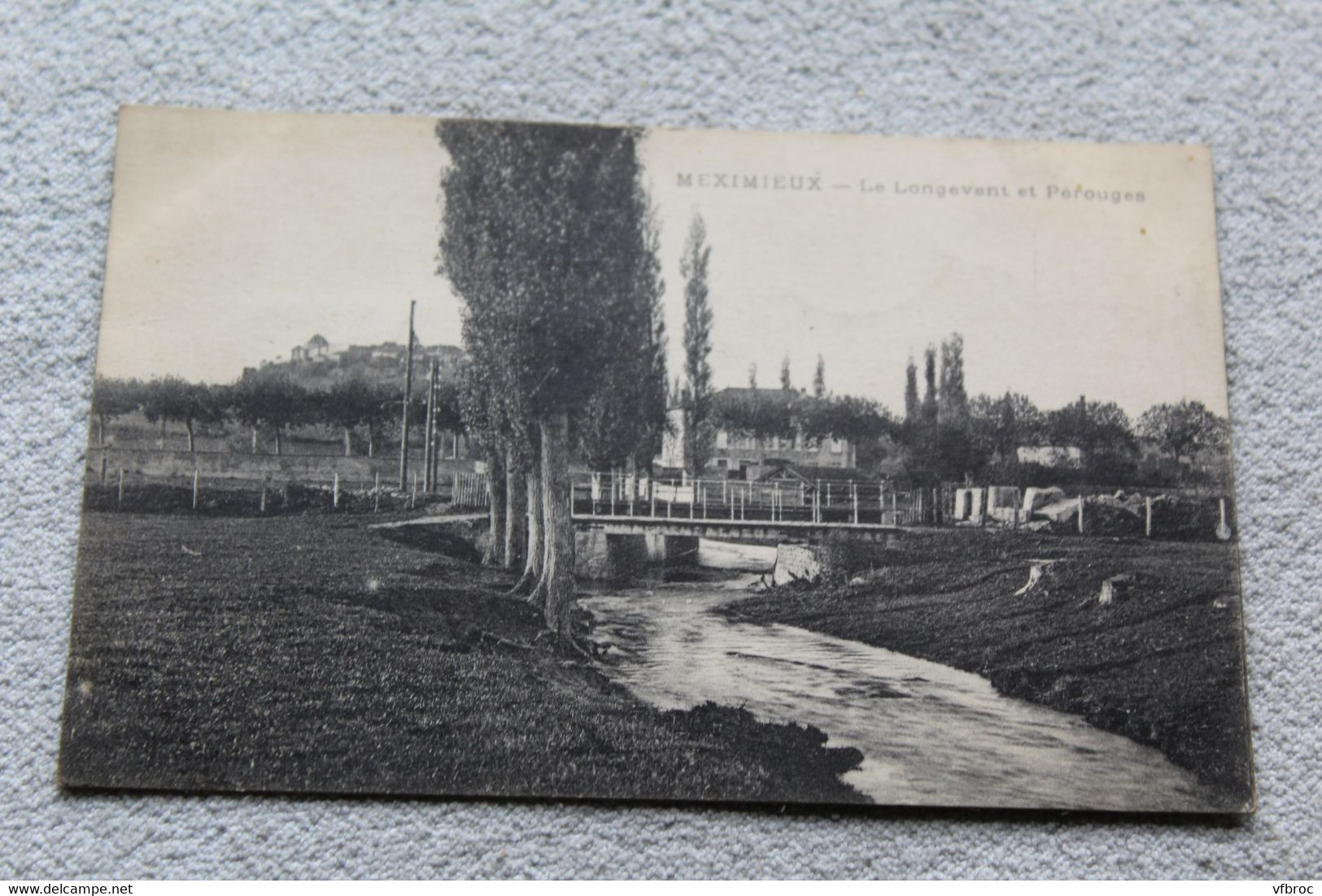 Cpa 1922, Meximieux, le Longevent et Pérouges, Ain 01