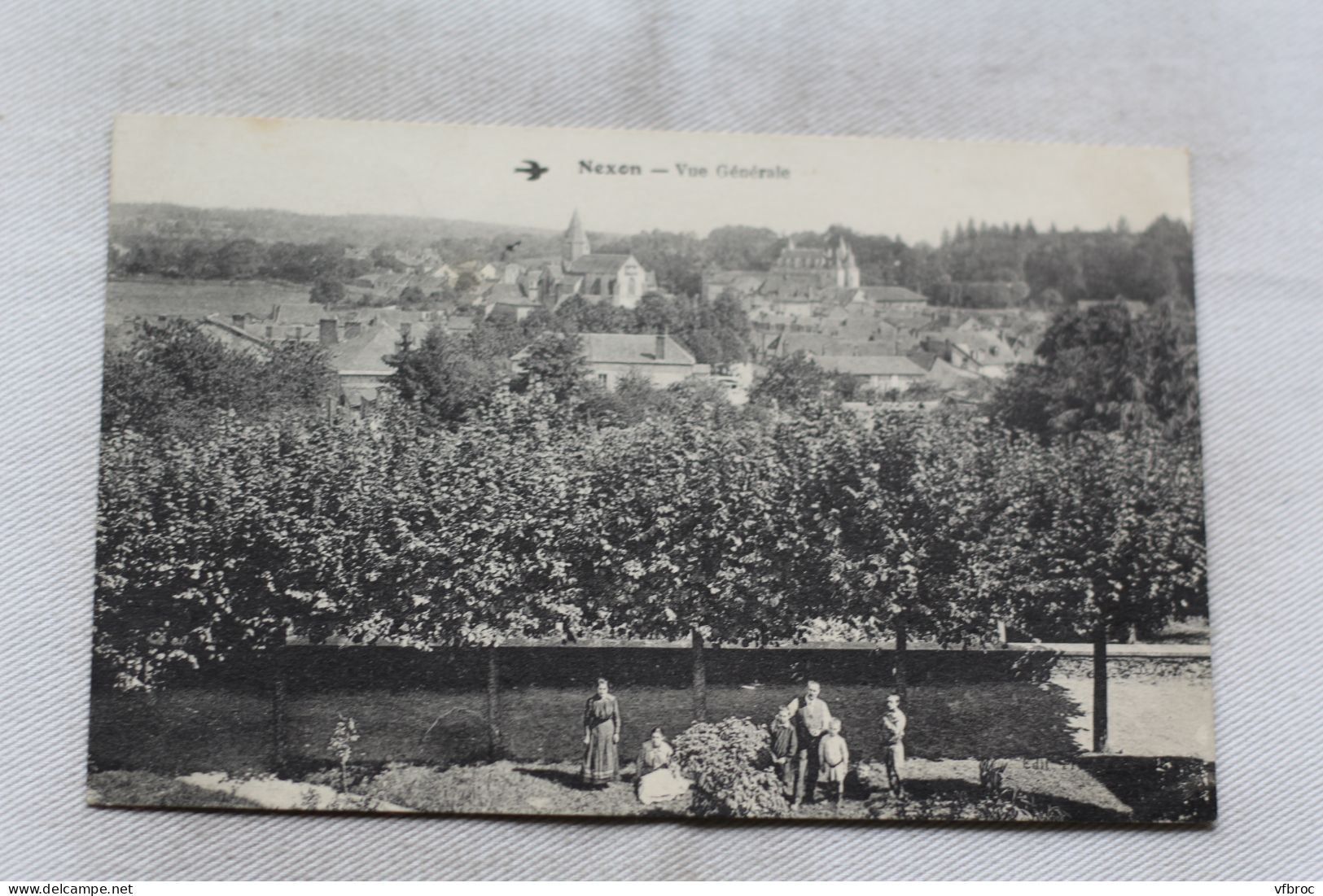 Cpa 1922, Nexon, vue générale, Haute Vienne 87