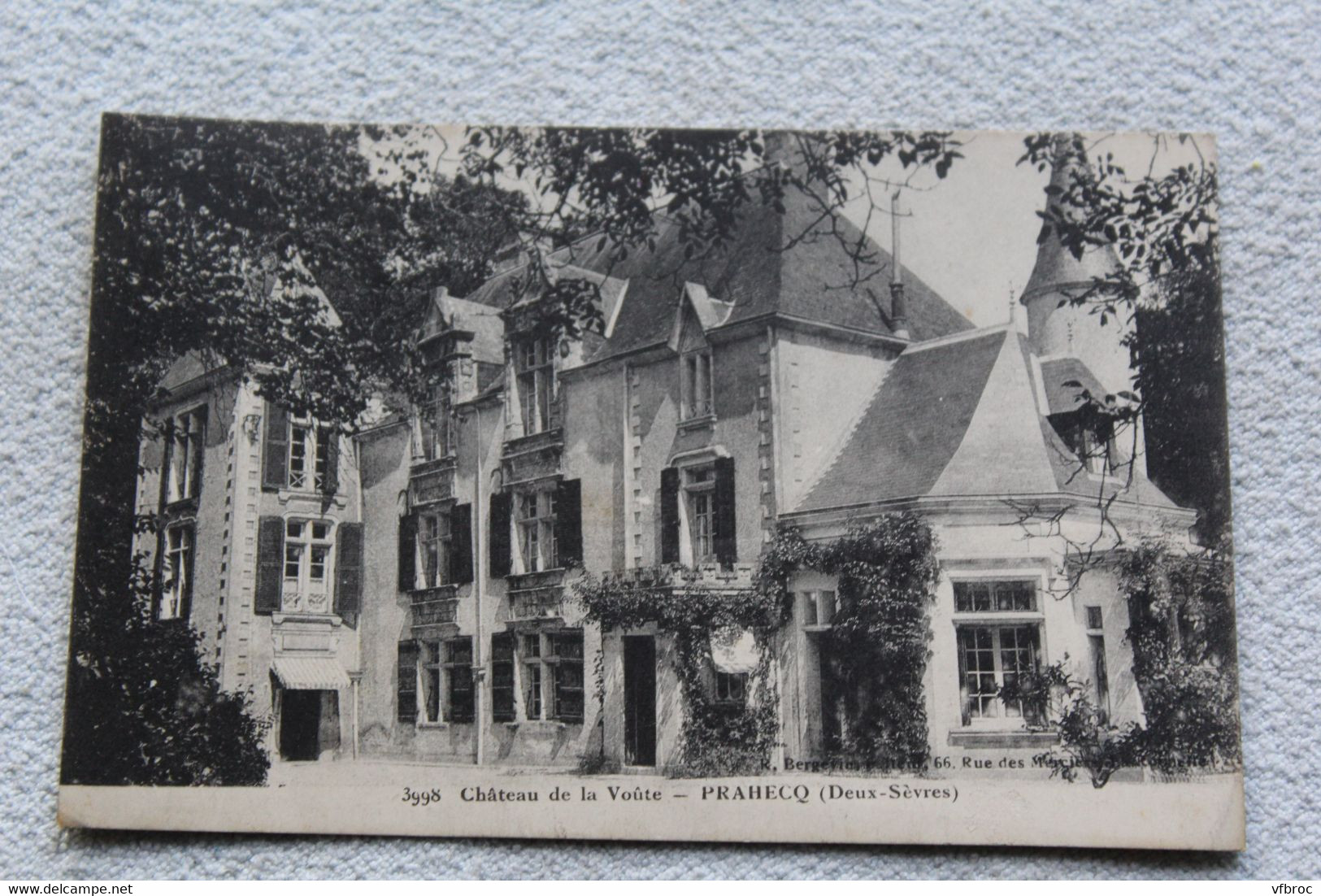 Cpa 1924, Prahecq, château de la Voûte, Deux Sèvres 79