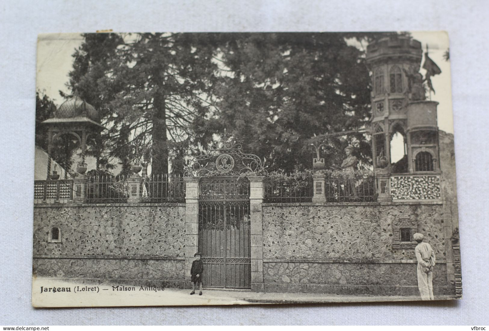 Cpa 1929, Jargeau, maison antique, Loiret 45