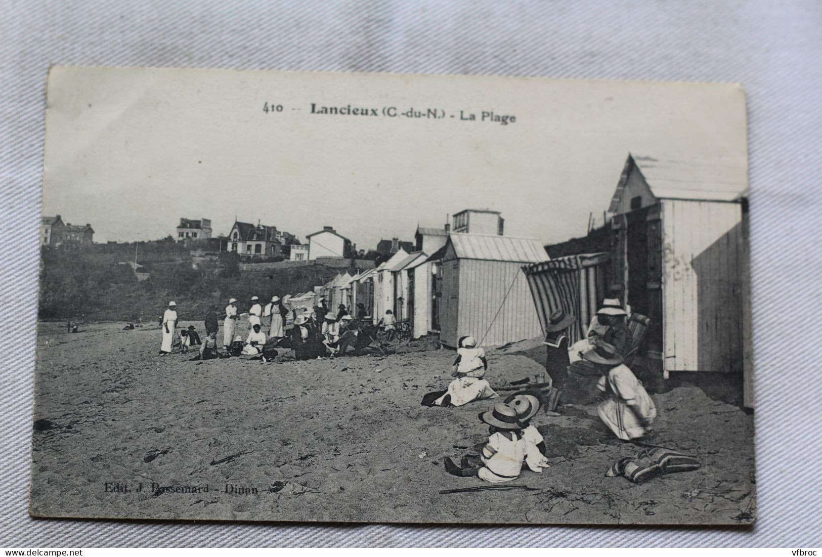 Cpa 1929, Lancieux, la plage, Cotes d'Armor 22