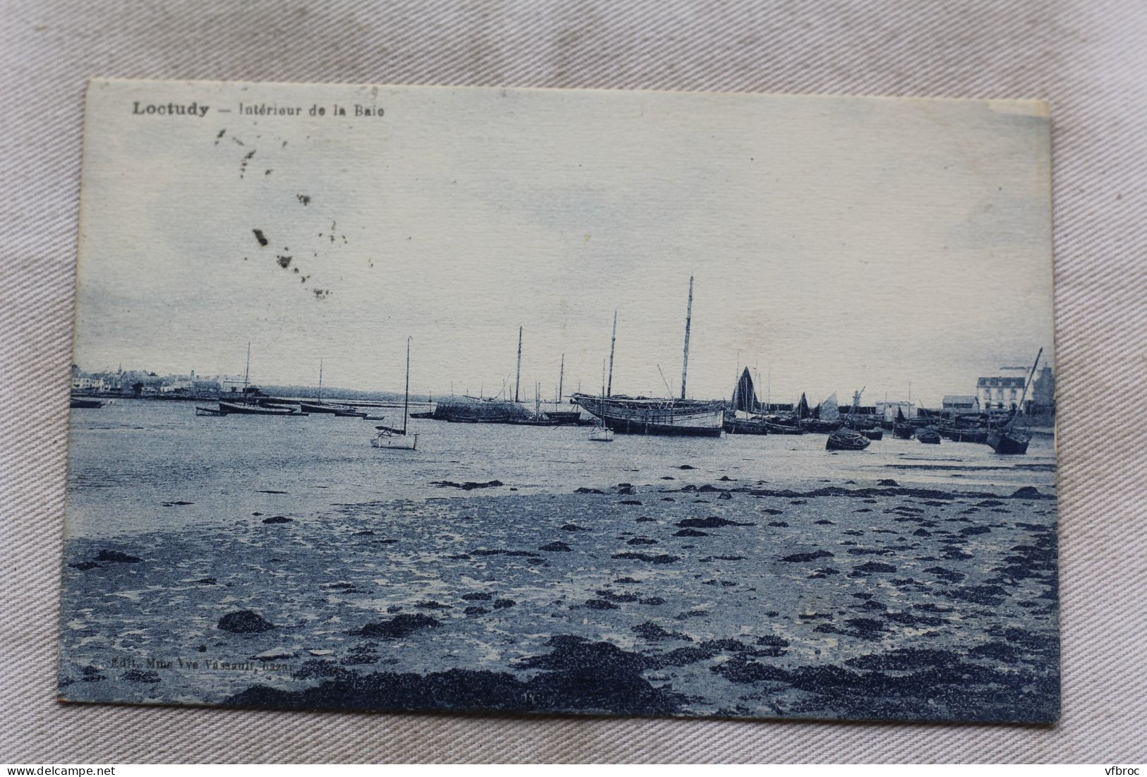 Cpa 1929, Loctudy, intérieur de la baie, Finistère 29