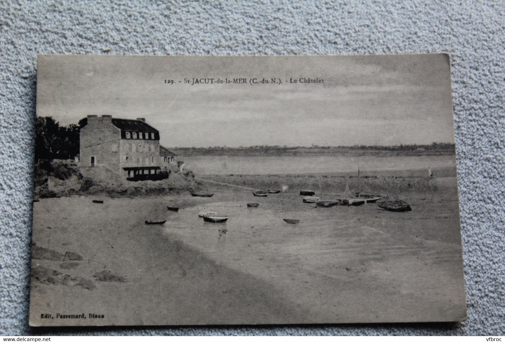 Cpa 1929, saint Jacut de la mer, le Châtelet, Cotes d'Armor 22