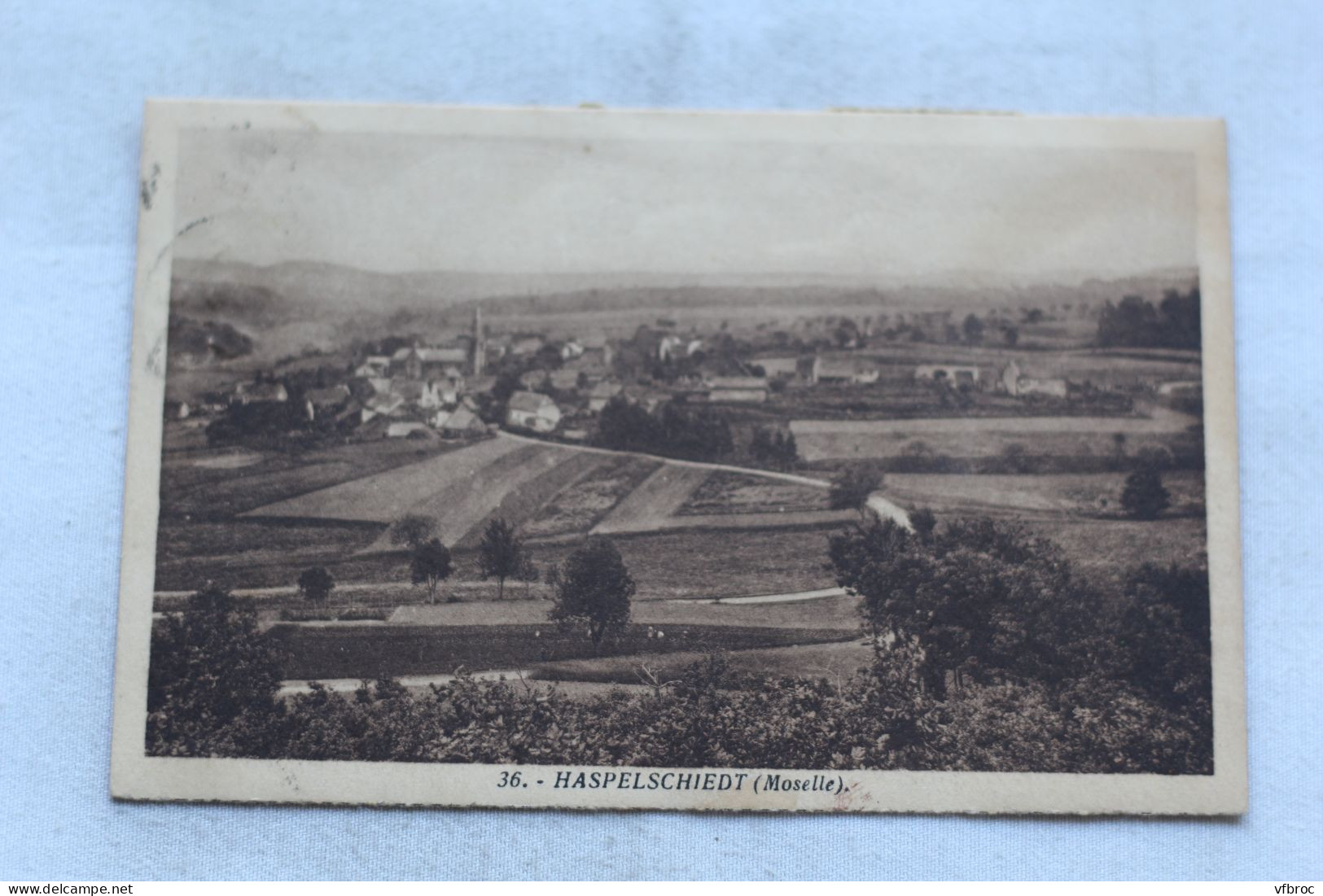 Cpa 1932, Haspelschiedt, Moselle 57