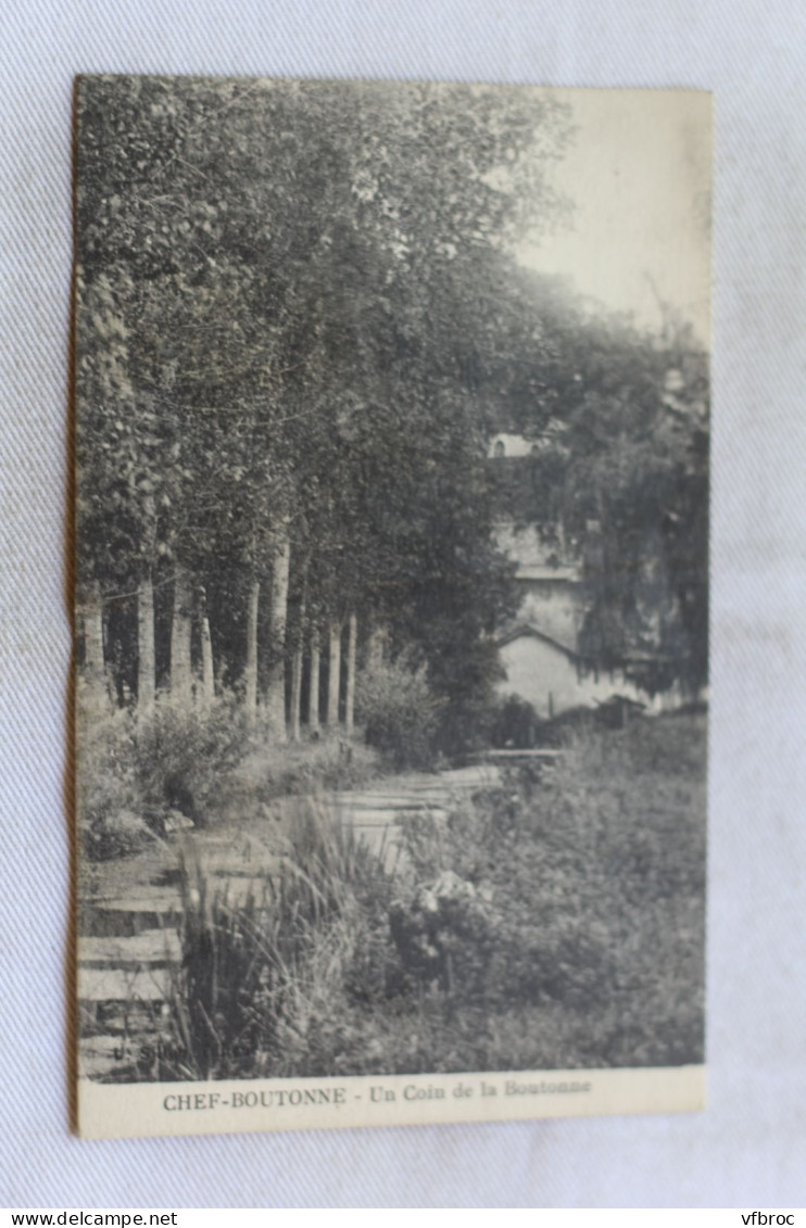 Cpa 1933, Chef Boutonne, un coin de la Boutonne, Deux Sèvres 79