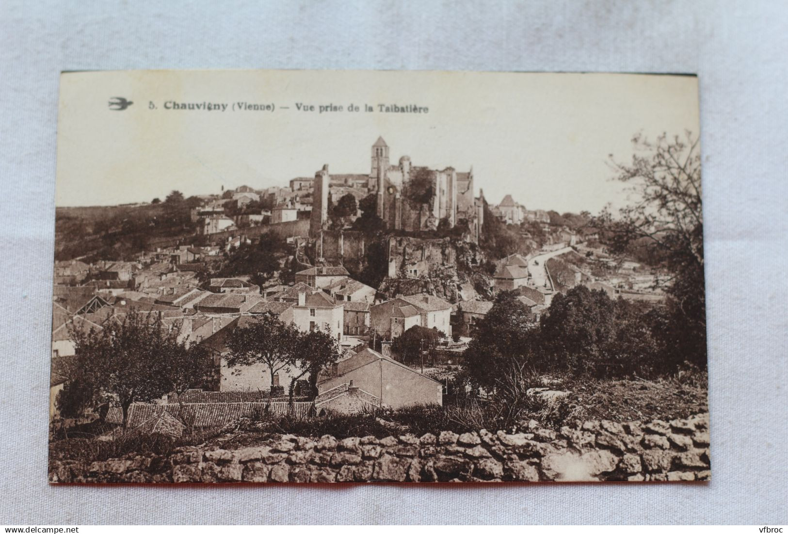 Cpa 1935, Chauvigny, vue prise de la Talbatière, Vienne 86