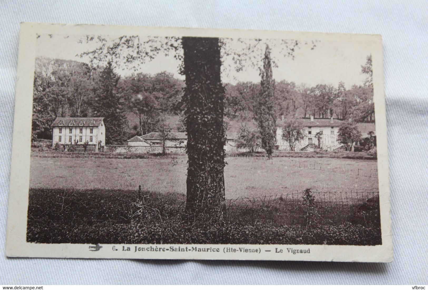 Cpa 1936, la Jonchère saint Maurice, le Vignaud, Haute Vienne 87