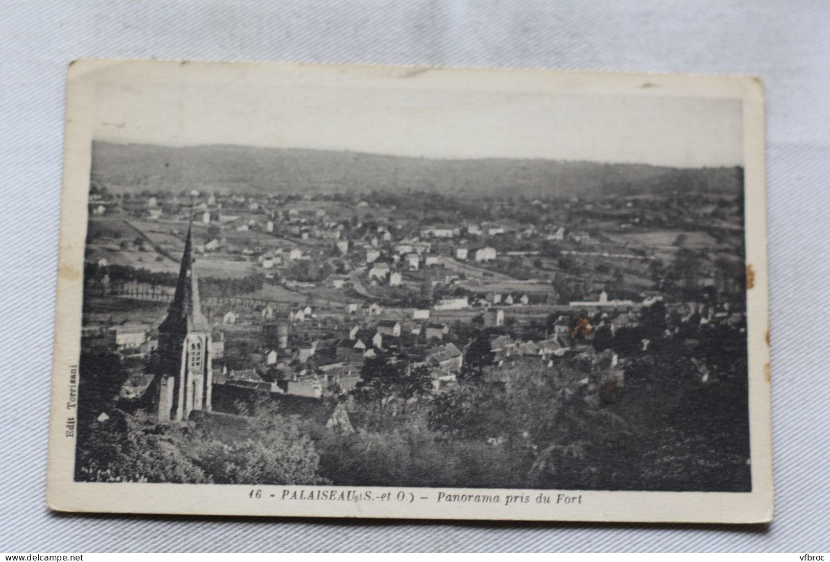 Cpa 1939, Palaiseau, panorama pris du fort, Essonne 91
