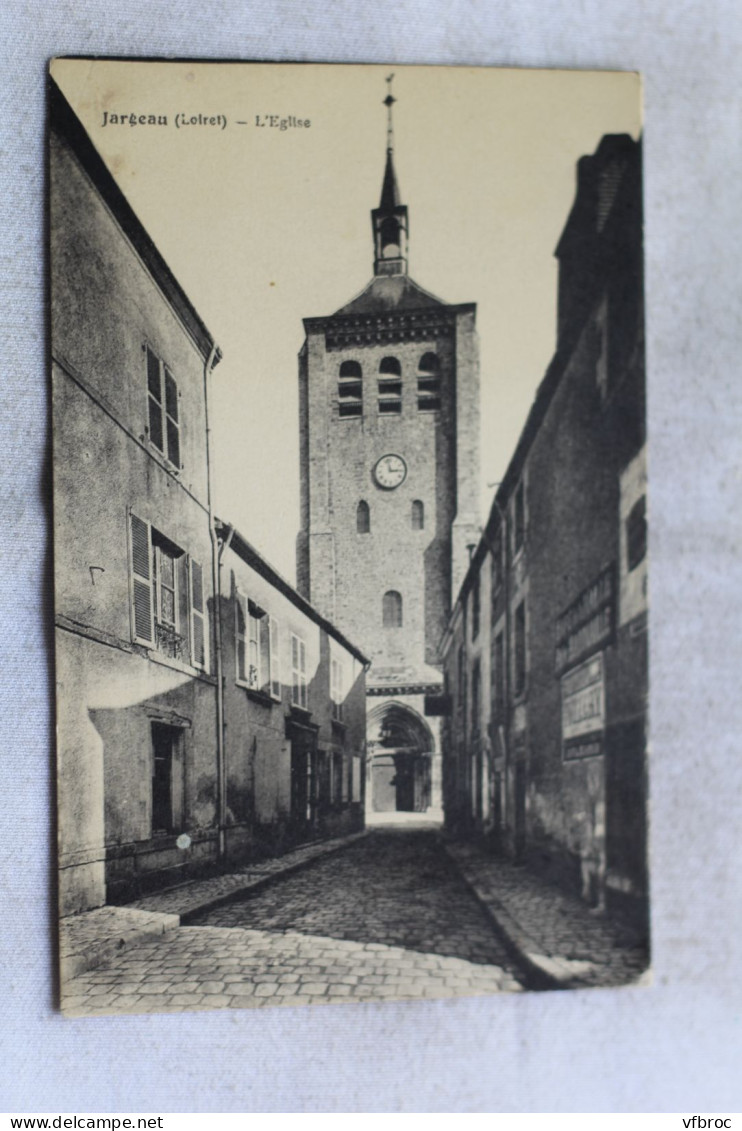Cpa 1941, Jargeau, l'église, Loiret 45