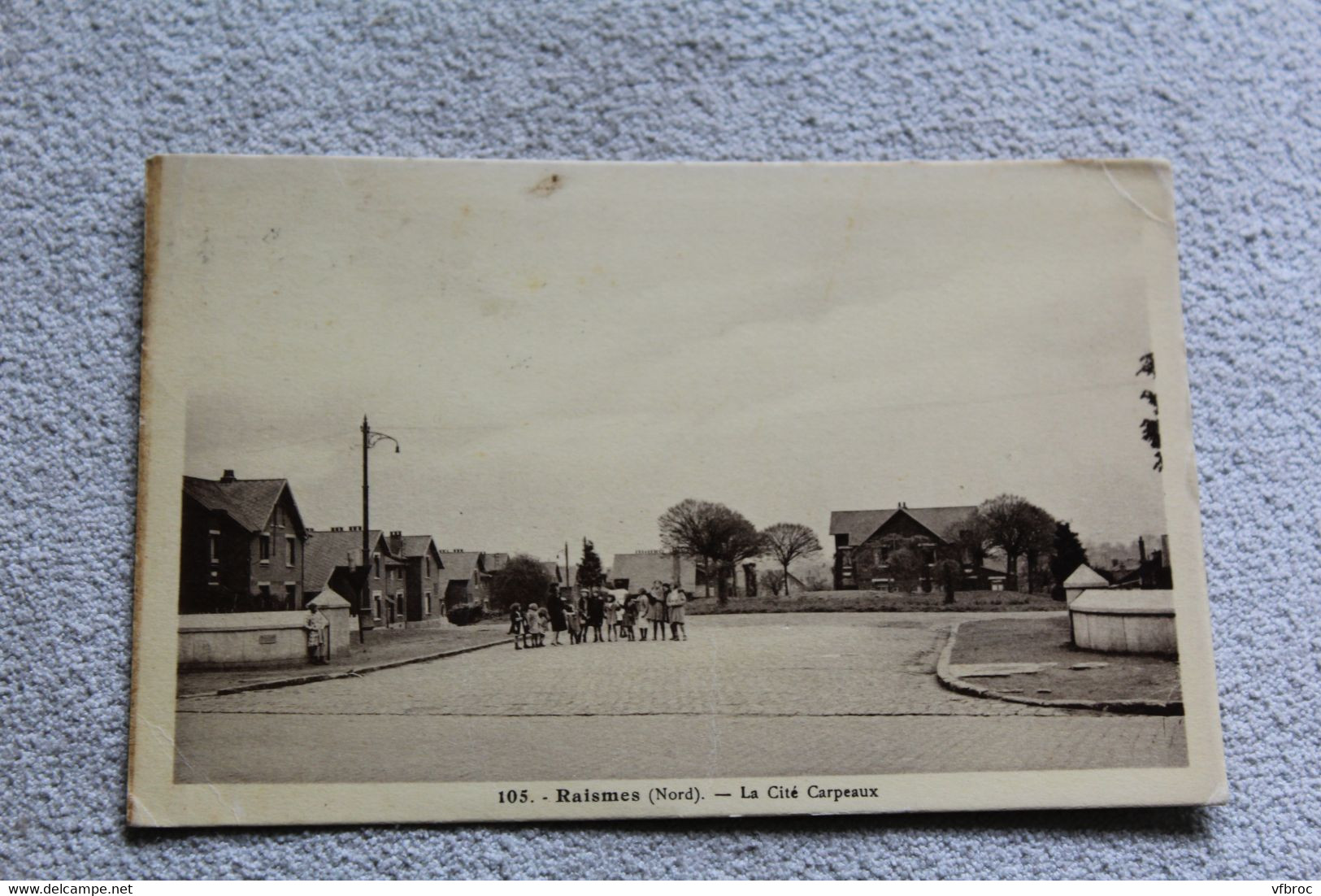 Cpa 1945, Raismes, la cité Carpeaux, Nord 59